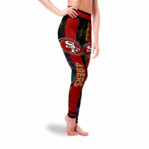 Mysterious Smoke Colors San Francisco 49ers Leggings 3