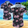 Nba Toronto Raptors Logo Hawaiian Shirt 3