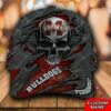 NCAA Mississippi State Bulldogs 3D Skull Custom Name Classic Cap 3