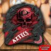 Ncaa san diego state aztecs skull custom name classic cap hat 3