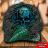 NCAA Tulane Green Wave 3D Skull Custom Name Classic Cap 3