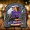 NCAA1 Kansas State Wildcats 3D Cap Classic Eagle Custom name 3