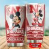 Nebraska Cornhuskers Tumbler Mickey Mouse NCAA 11 custom name 2