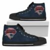 New England Patriots Custom Canvas High Top Shoes L98 2