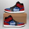 New England Patriots Custom Sneakers Gift For Fans Size Sneaker Hi 3