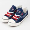 New England Patriots Football Gift For Fans Low Top Custom Canvas 2