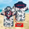 New England Patriots Grateful Dead Gift For Fan Personalized Hawai 3