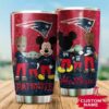 New England Patriots Grogu Mickey Groot Custom Name Tumbler 3