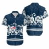 New England Patriots Hibiscus Flowers Hawaii Shirt and Shorts Summer C 2