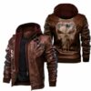 New England Patriots Leather Jacket Skulls Deaths 3