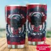 New England Patriots Metallica Custom Name Tumbler 2