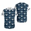 New England Patriots Mickey and Flowers Hawaii Shirt and Shorts Summer 3