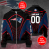 New England Patriots Personalized NEP Bomber Jacket 3