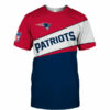 New England Patriots T-shirt 3D new style Short Sleeve gift for fan 2