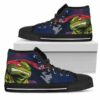 New England Patriots Turtle Ninja Custom Canvas High Top Shoes L98 3