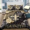 New Orleans Saints Bedding Set Dup (Duvet Cover & Pillow Cases) 2