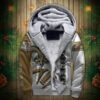 New Orleans Saints Fleece Jacket 3D Graphic balls 2