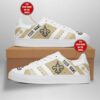 New Orleans Saints Football Custom Name Gift For Fan Low Top Leath 3