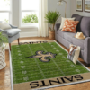 New Orleans Saints Living Room Area Rug DTTRUG1702169 3