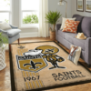 New Orleans Saints Living Room Area Rug DTTRUG1702174 3