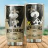 New Orleans Saints Tumbler Snoopy 2