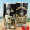 New Orleans Saints Wonder Woman Custom Name Tumbler 2