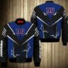 New York Giants bomber Jacket lightning graphic gift for men 2