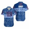 New York Giants Flower and Logo Hawaii Shirt and Shorts Summer Collect 2