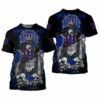 New York Giants Skulls Flowers Men’s And Women’s Gift For Fan 3