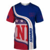 New York Giants T-shirt 3D summer Short Sleeve gift for fan 3