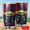 New York Giants Yoda Custom Name Tumbler 3