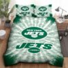 New York Jets 2 Gift For Fan Personalized Duvet Quilt Bedding Set 3