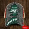 New York Jets 3D Cap Custom Name Cap 4