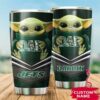 New York Jets Baby Yoda Tumbler Custom Name 2