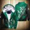 New York Jets Fleece Jacket 3D Graphic Cartoon player 3