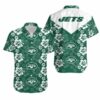 New York Jets Flowers Hawaii Shirt and Shorts Summer Collection H97 2