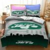 New York Jets Gift For Fan Personalized Duvet Quilt Bedding Set 2