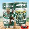 New York Jets Grogu Groot Custom Name Tumbler 3