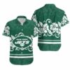 New York Jets Hibiscus Flowers Hawaii Shirt and Shorts Summer Collecti 2