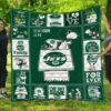 New York Jets Quilt Blanket Fan Made 5