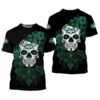 New York Jets Sugar Skull Men’s And Women’s Gift For Fan 3D T 2