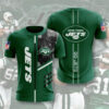 New York Jets T-shirt 3D Performance Short Sleeve 3