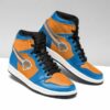 New York Knicks NBA Fashion Sneakers Basketball Shoes Leather High Top 3