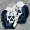 New York Yankees MLB Team Logo Painting Splash Skull Gift For Fan 3D H 2