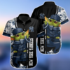 Newyork Yankees Baby Yoda MLB Hawaiian Shirt and Shorts 2