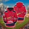 Nl central division champions st louis cardinals 3D t shirt hoodie full print hoodie 3D 3D Shirt Up Size To S-5XL For Men, Women 3