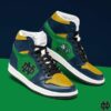 Notre Dame Fighting Irish Football Jordan 1 High Shoes Sport Sneakers 2