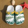 Oakland Athletics MLB gift for fan Rubber Crocs Crocband Clogs, Comfy 2