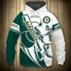 Oakland Athletics MLB logo All over printing 3D Hoodie N98 2