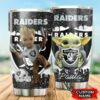 Oakland Raiders Grogu Groot Custom Name Tumbler 3